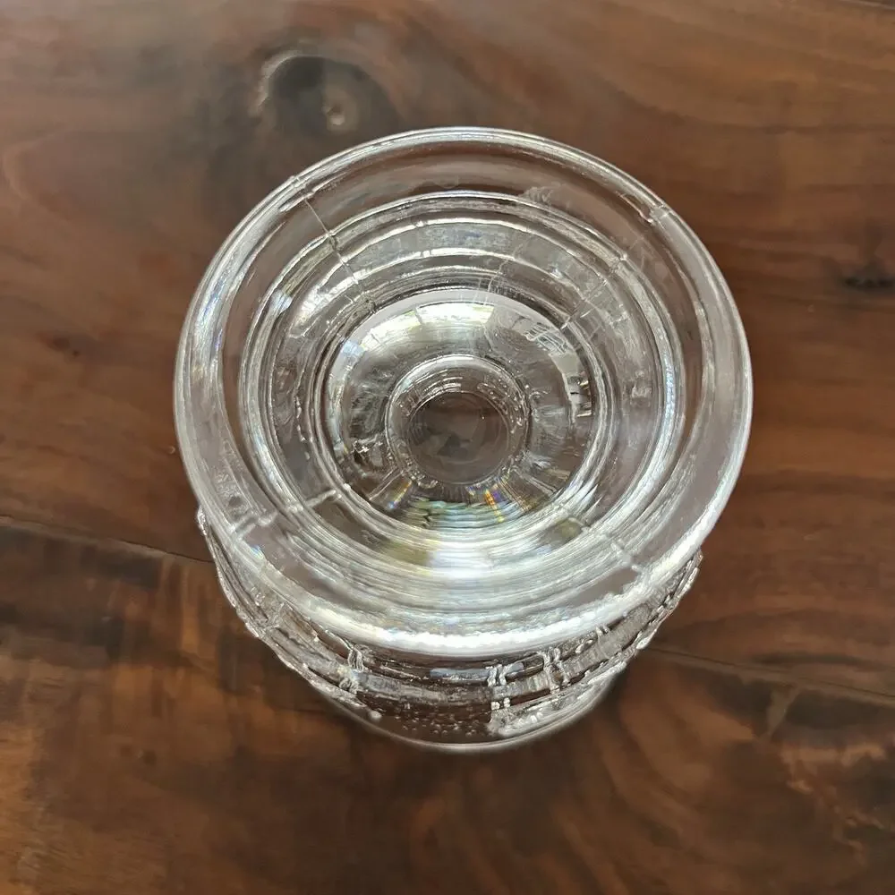 Vintage Nanny Still for Riihimäen Lasi Finland Brutalist Punch Cups Glasses x4
